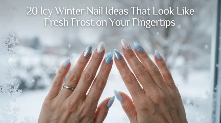 20 Icy Winter Nail Ideas That Look Like Fresh Frost on Your Fingertips