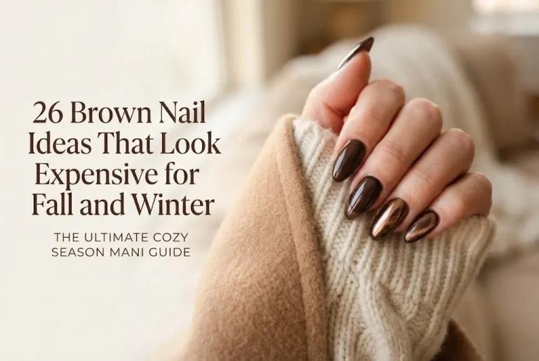 26 Brown Nail Ideas That Look Expensive for Fall and Winter